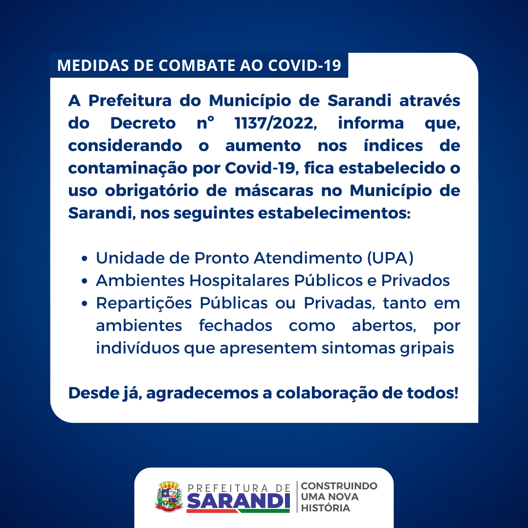 Medidas de Combate ao Covid-19